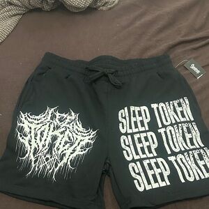 Black sleep token Graphic Men's Shorts
